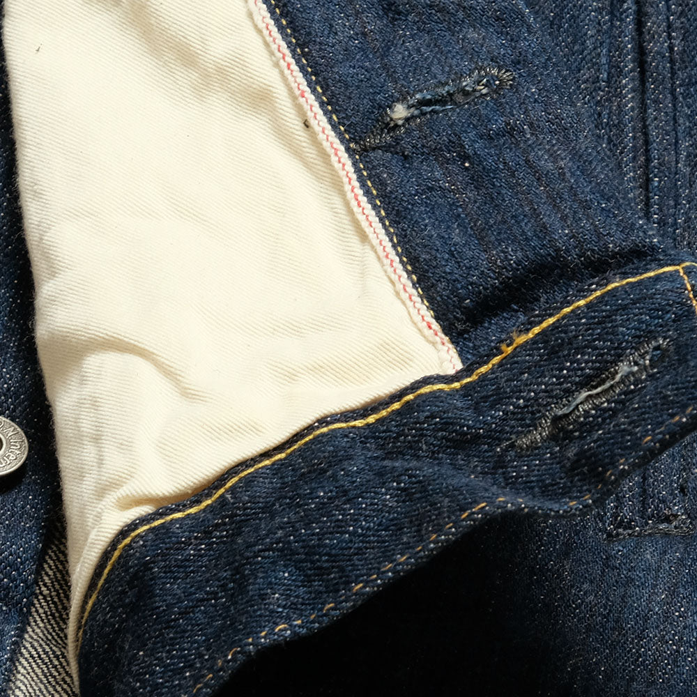 ONI DENIM - 16oz Natural Indigo - 鬼極 (ONI KIWAMI) - 3rd Type Denim Jacket - ONI-02527KI