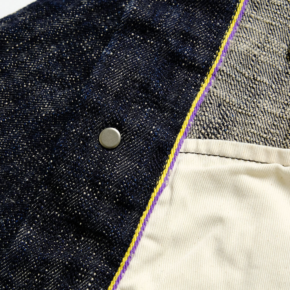 ONI DENIM - 17oz. ONI KASURI DENIM - 3rd Type Denim Jacket - ONI-02527PKA