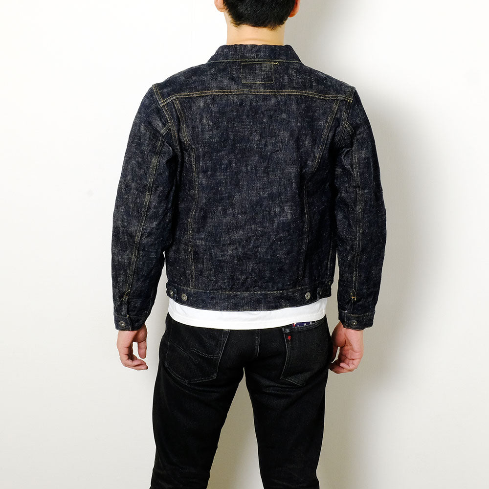 ONI DENIM - 17oz. ONI KASURI DENIM - 3rd Type Denim Jacket - ONI-02527PKA