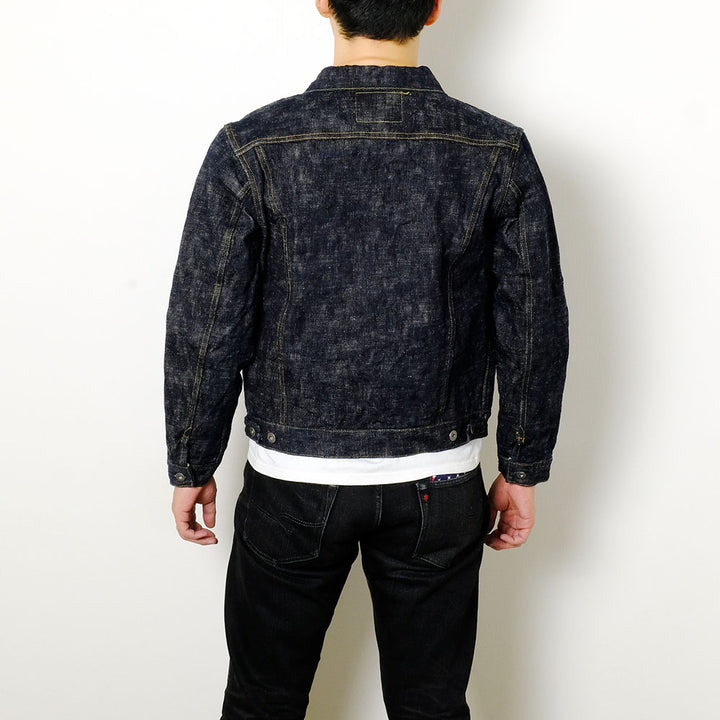 ONI DENIM - 17oz. ONI KASURI DENIM - 3rd Type Denim Jacket - ONI-02527PKA