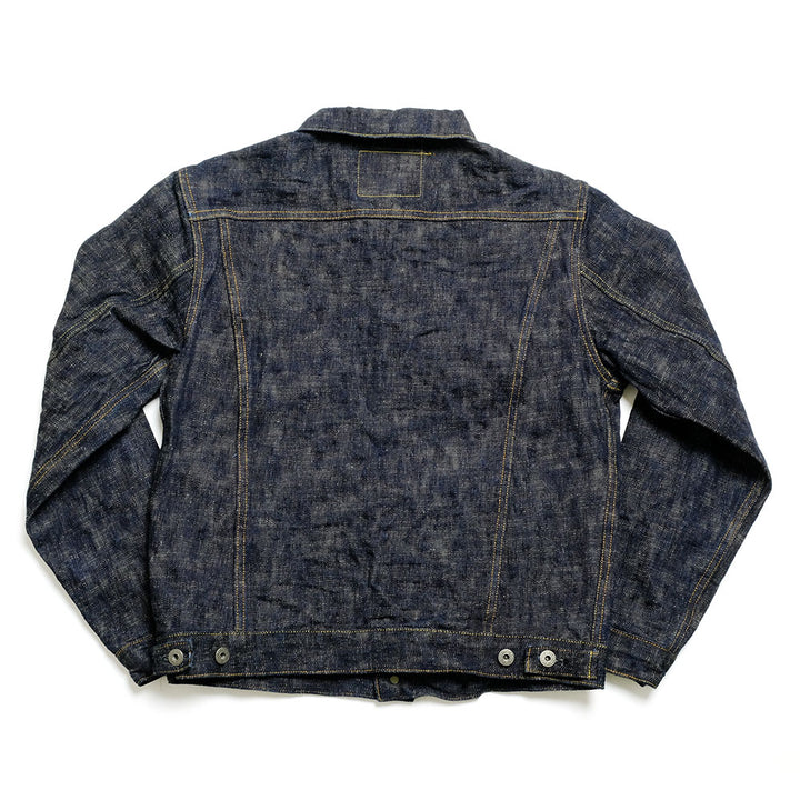 ONI DENIM - 17oz. ONI KASURI DENIM - 3rd Type Denim Jacket - ONI-02527PKA