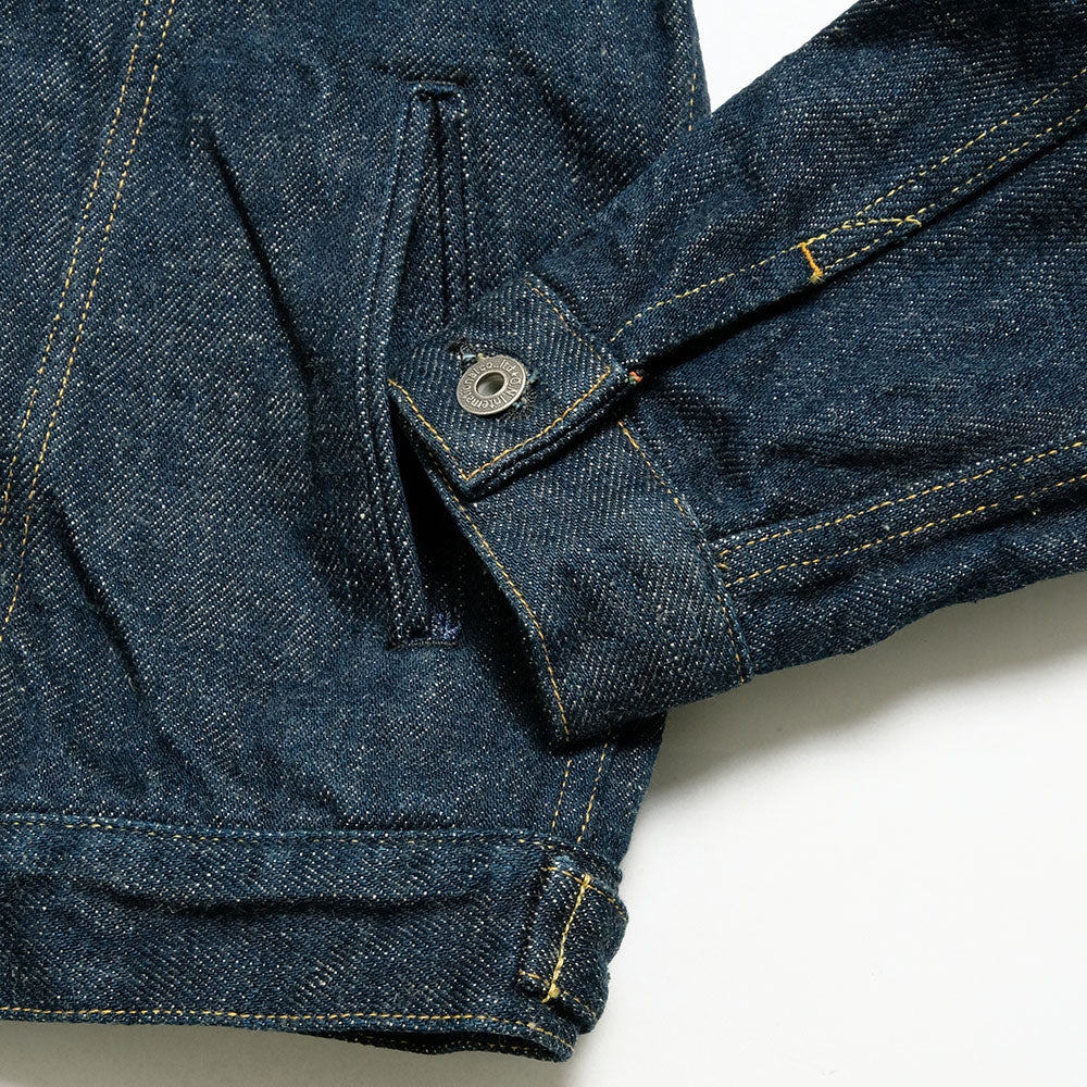 ONI DENIM - 20oz Secret Denim KABUKI SELVEDGE (Weft beige) - 3rd Type Denim Jacket - ONI-02527PKA-BEG
