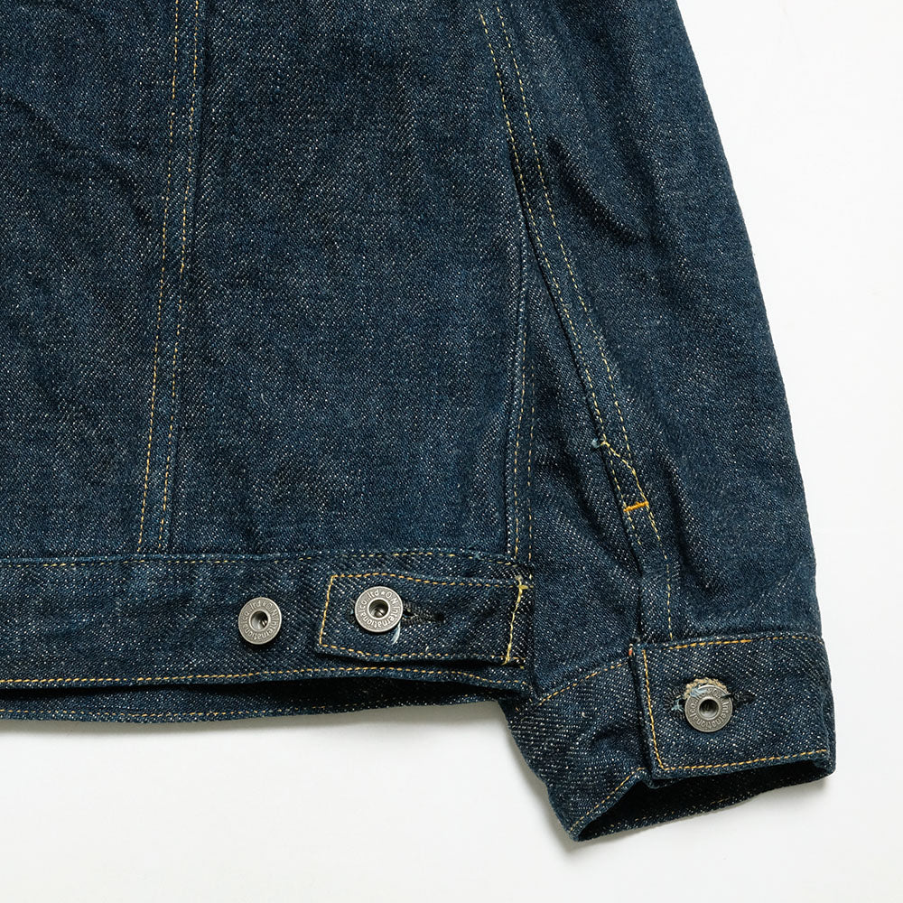 ONI DENIM - 20oz Secret Denim KABUKI SELVEDGE (Weft beige) - 3rd Type Denim Jacket - ONI-02527PKA-BEG