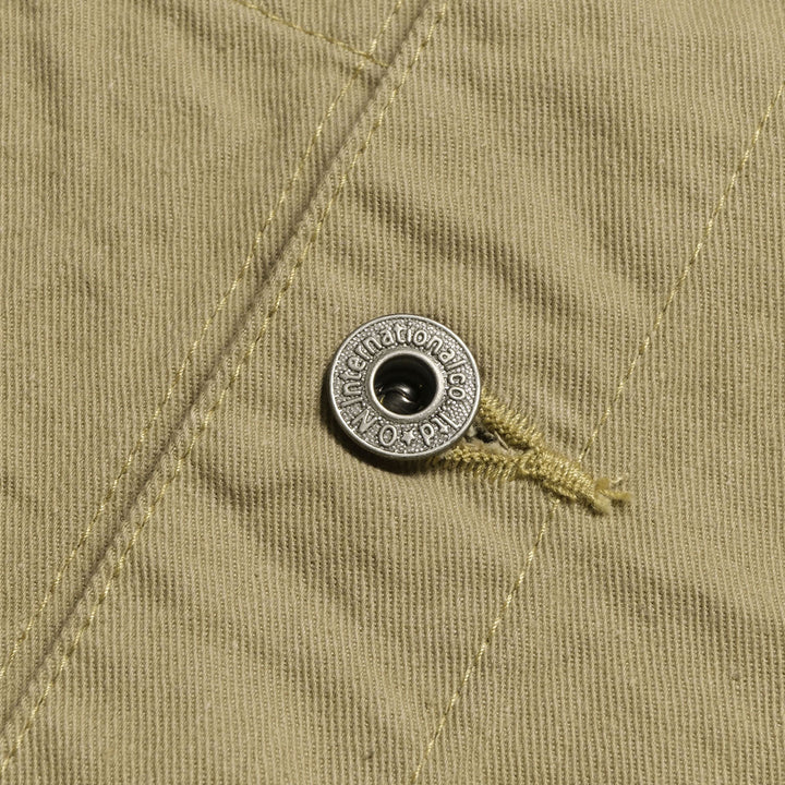 ONI DENIM - Coveralls - Selvedge Chino Cloth - Khaki Beige - ONI-03500CH