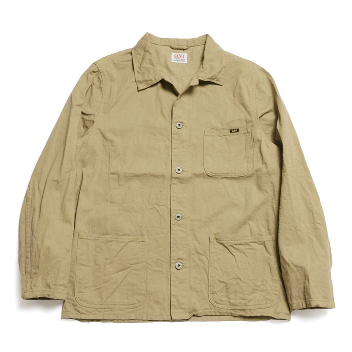ONI DENIM - Coveralls - Selvedge Chino Cloth - Khaki Beige - ONI-03500CH