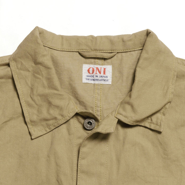 ONI DENIM - Coveralls - Selvedge Chino Cloth - Khaki Beige - ONI-03500CH