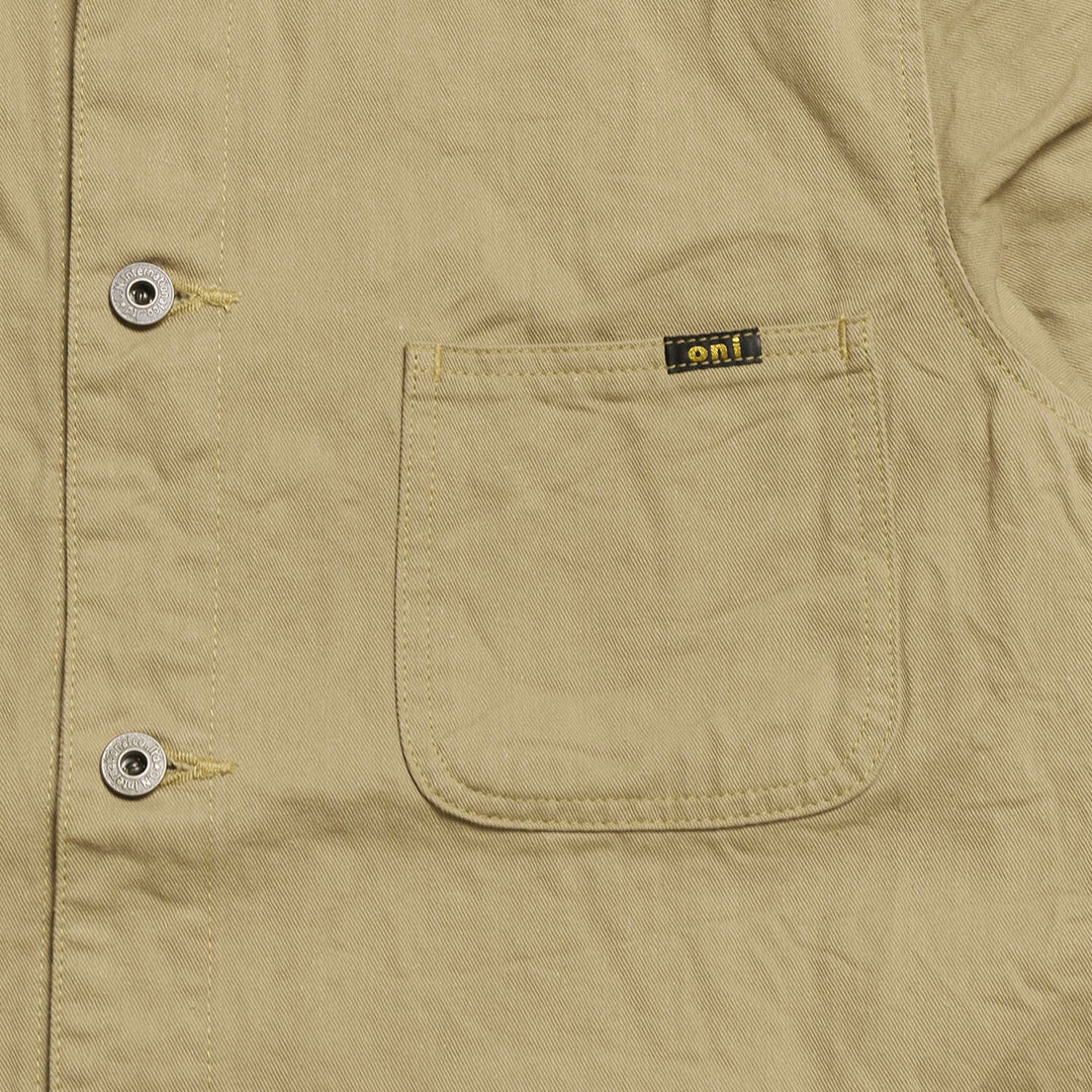 ONI DENIM - Coveralls - Selvedge Chino Cloth - Khaki Beige - ONI-03500CH