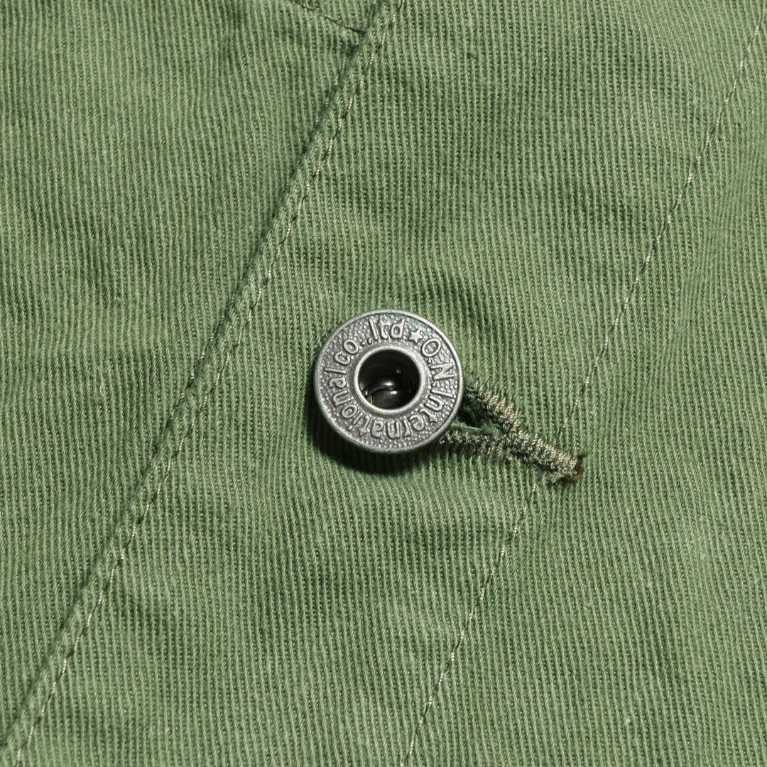 ONI DENIM - Coveralls - Selvedge Chino Cloth - Dark Green - ONI-03500CH