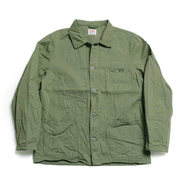 ONI DENIM - Coveralls - Selvedge Chino Cloth - Dark Green - ONI-03500CH