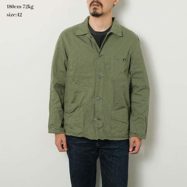 ONI DENIM - Coveralls - Selvedge Chino Cloth - Dark Green - ONI-03500CH