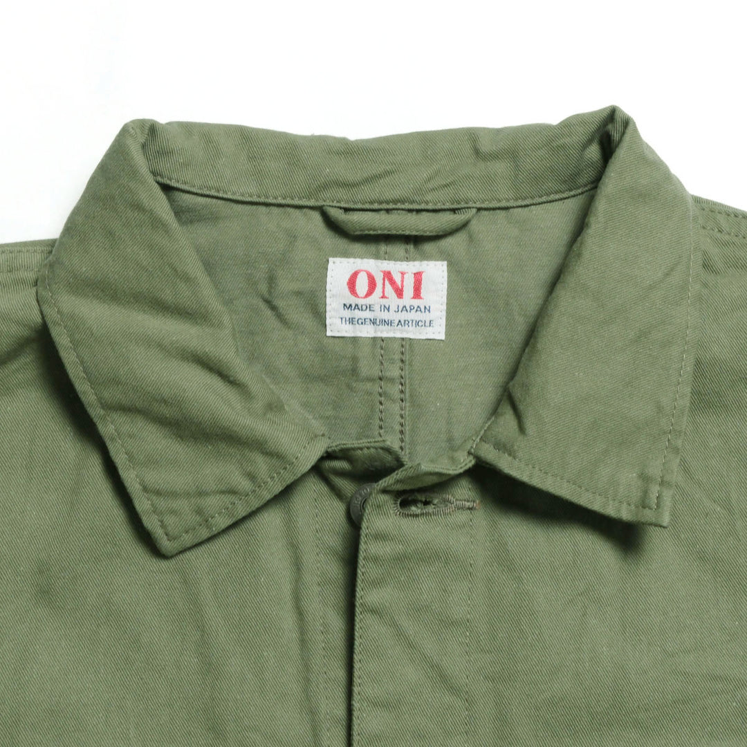 ONI DENIM - Coveralls - Selvedge Chino Cloth - Dark Green - ONI-03500CH