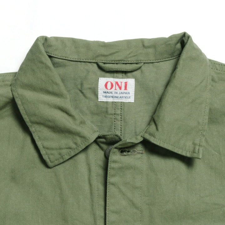 ONI DENIM - Coveralls - Selvedge Chino Cloth - Dark Green - ONI-03500CH
