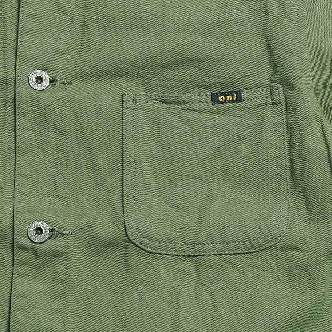 ONI DENIM - Coveralls - Selvedge Chino Cloth - Dark Green - ONI-03500CH
