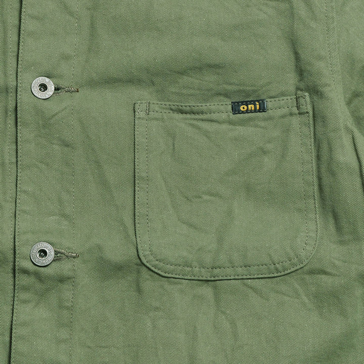 ONI DENIM - Coveralls - Selvedge Chino Cloth - Dark Green - ONI-03500CH