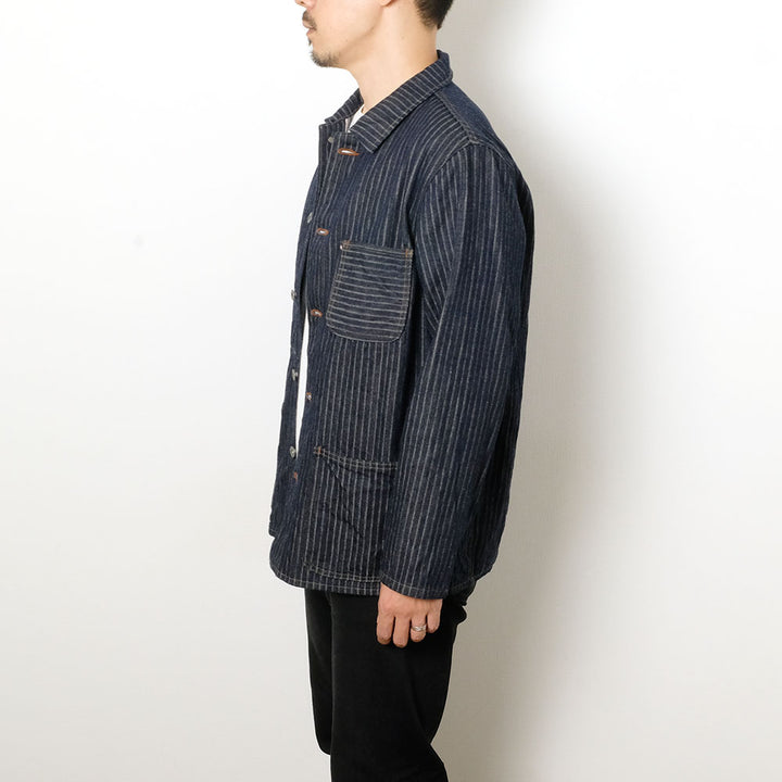 ONI DENIM - Coveralls - Drop-Needle Stitching Jacquard Striped Denim - ONI-03501HJS