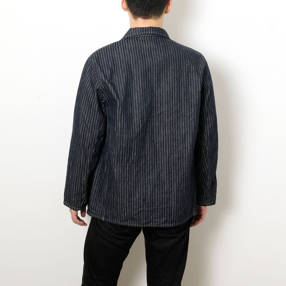 ONI DENIM - Coveralls - Drop-Needle Stitching Jacquard Striped Denim - ONI-03501HJS