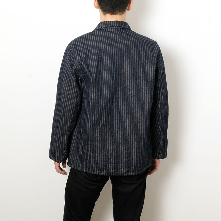 ONI DENIM - Coveralls - Drop-Needle Stitching Jacquard Striped Denim - ONI-03501HJS