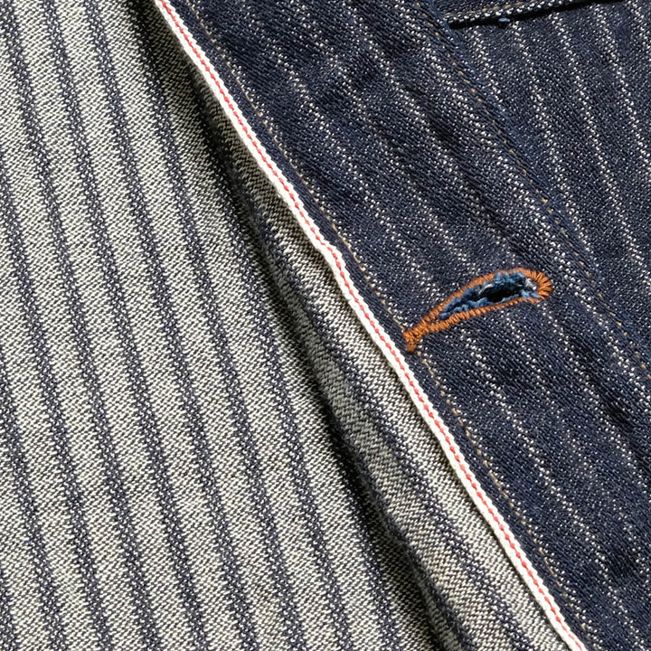 ONI DENIM - Coveralls - Drop-Needle Stitching Jacquard Striped Denim - ONI-03501HJS