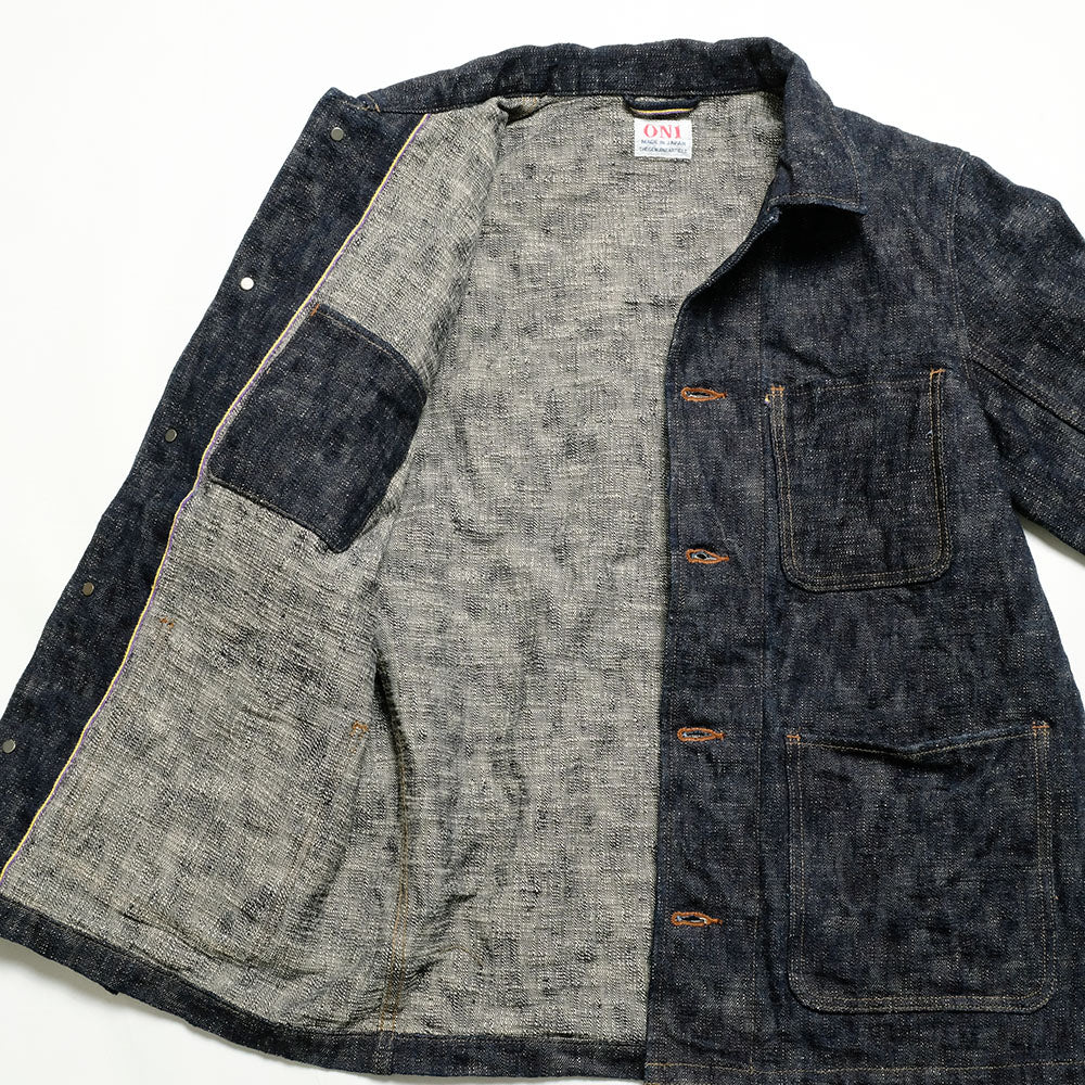 ONI DENIM - Coveralls - 17oz. ONI KASURI DENIM - ONI-03502KA