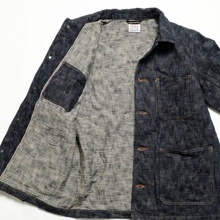 ONI DENIM - Coveralls - 17oz. ONI KASURI DENIM - ONI-03502KA