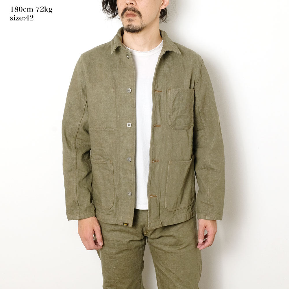 ONI DENIM - Coveralls - 18oz Olive Denim - ONI-03502OL