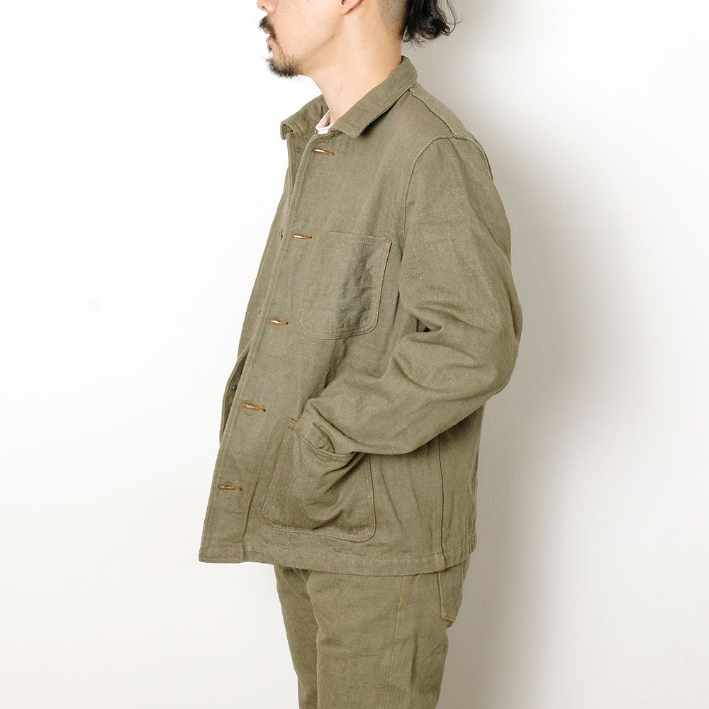 ONI DENIM - Coveralls - 18oz Olive Denim - ONI-03502OL – HINOYA