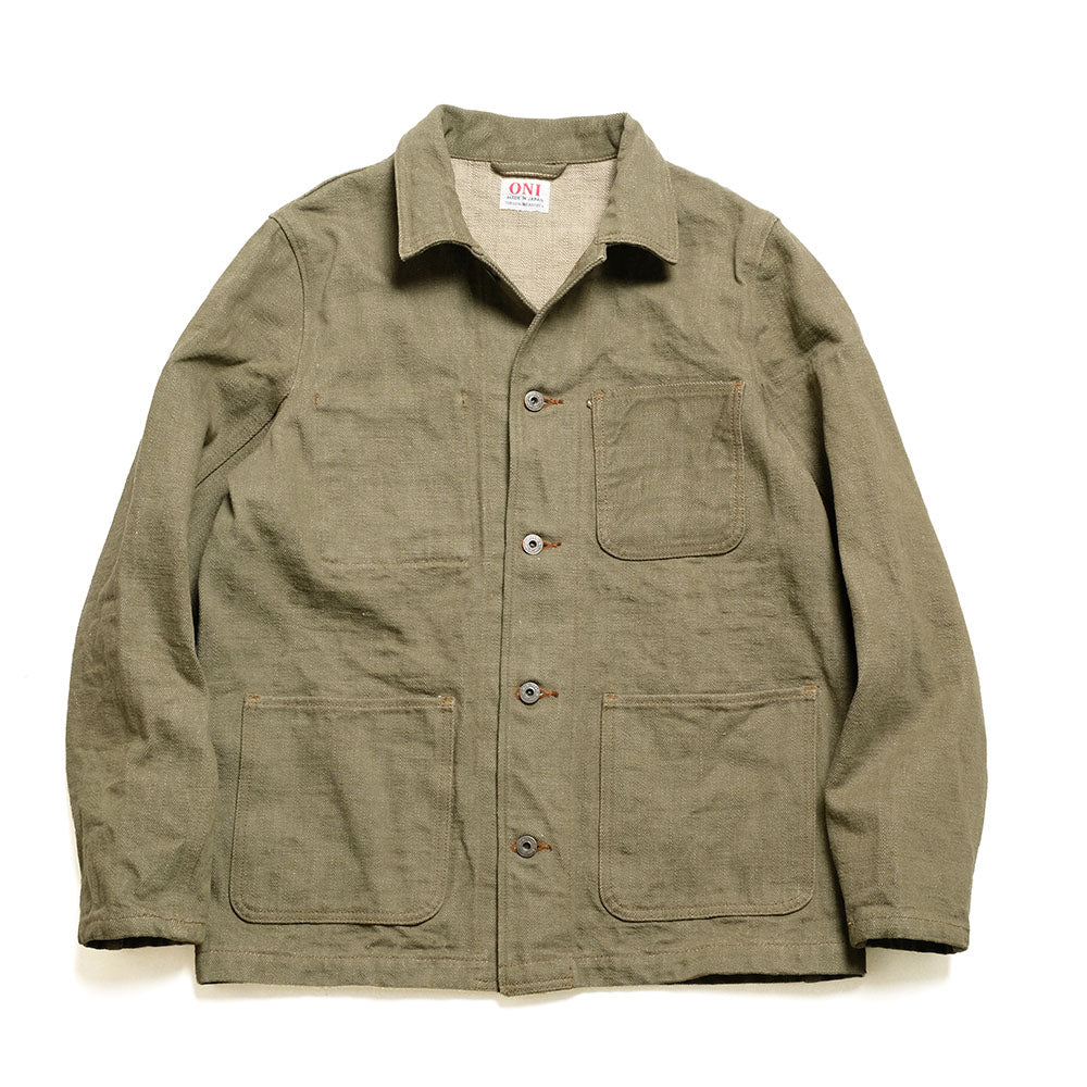 ONI DENIM - Coveralls - 18oz Olive Denim - ONI-03502OL