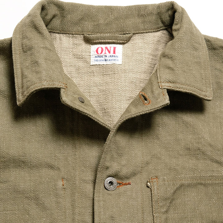 ONI DENIM - Coveralls - 18oz Olive Denim - ONI-03502OL