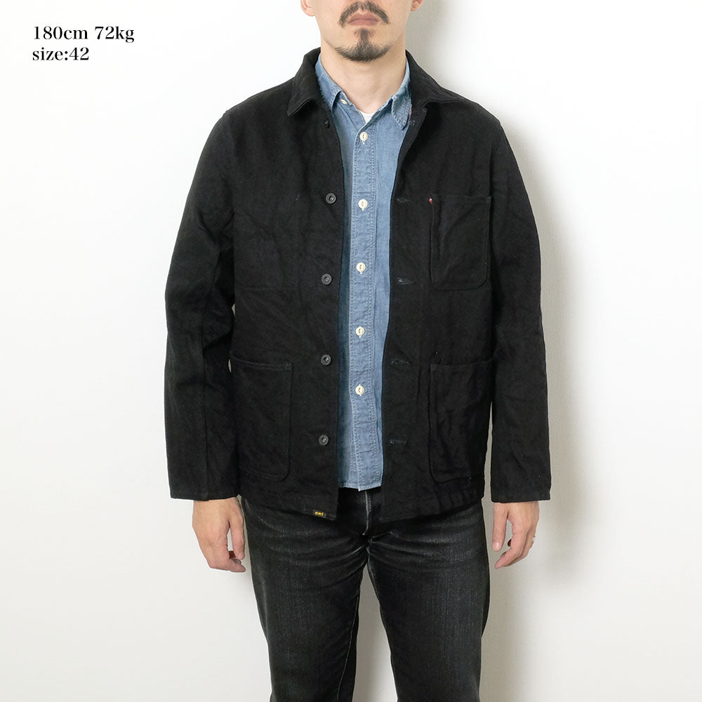 ONI DENIM - Coveralls 20oz Secret Black Denim - 鬼秘 - ONI-03502ZR