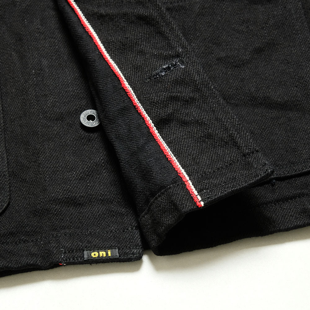 ONI DENIM - Coveralls 20oz Secret Black Denim - 鬼秘 - ONI-03502ZR