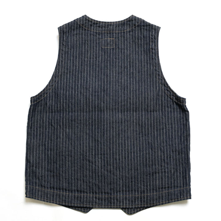 ONI DENIM - Vest - Drop-Needle Stitching Jacquard Striped Denim - ONI-05100H