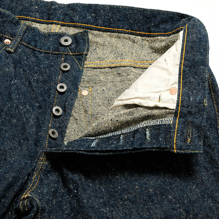 ONI DENIM - Wide Straight - 15oz Crushed Concrete Denim  - 歌舞伎耳- ONI-200CCD