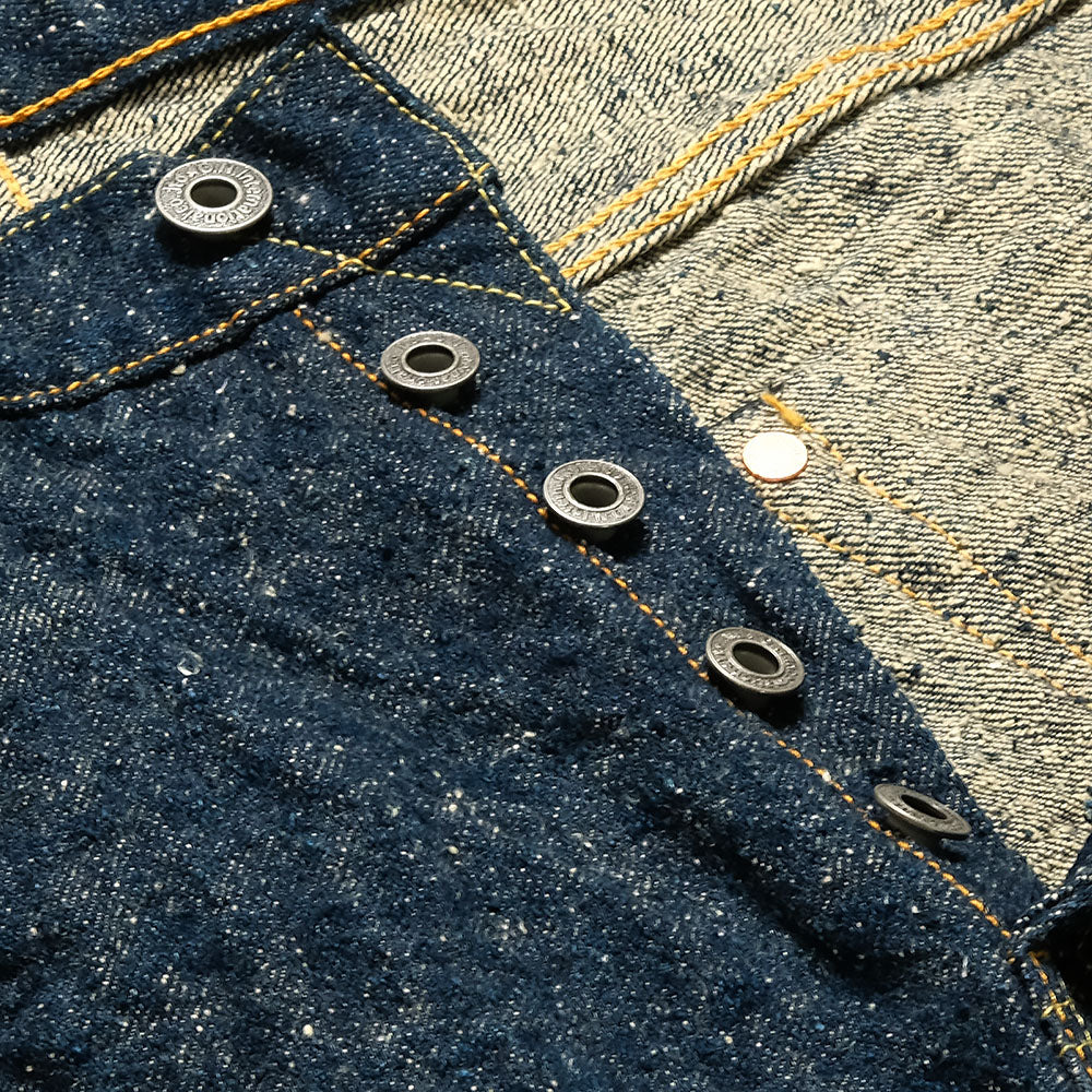 ONI DENIM - Wide Straight - 15oz Crushed Concrete Denim  - KABUKI SELVEDGE- ONI-200CCD