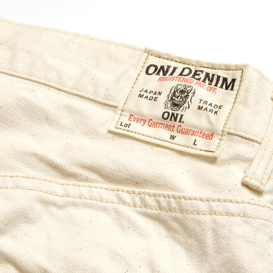 ONI DENIM - Wide Straight - 12.4 oz Organic Cotton White Selvedge Denim - ONI-200EC