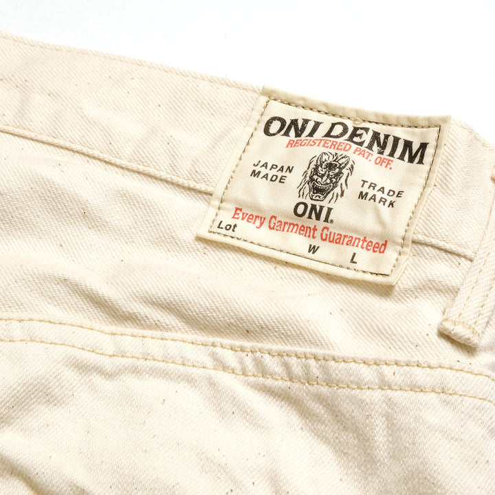 ONI DENIM - Wide Straight - 12.4 oz Organic Cotton White Selvedge Denim - ONI-200EC