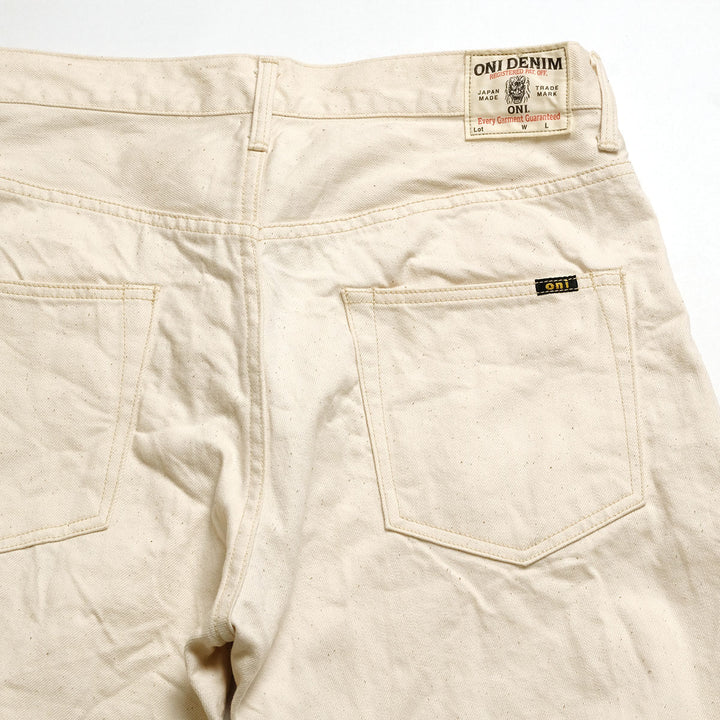 ONI DENIM - Wide Straight - 12.4 oz Organic Cotton White Selvedge Denim - ONI-200EC