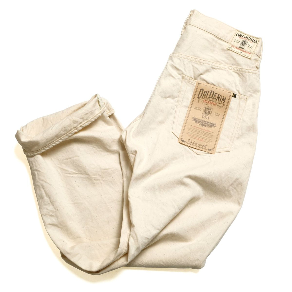 ONI DENIM - Wide Straight - 12.4 oz Organic Cotton White Selvedge