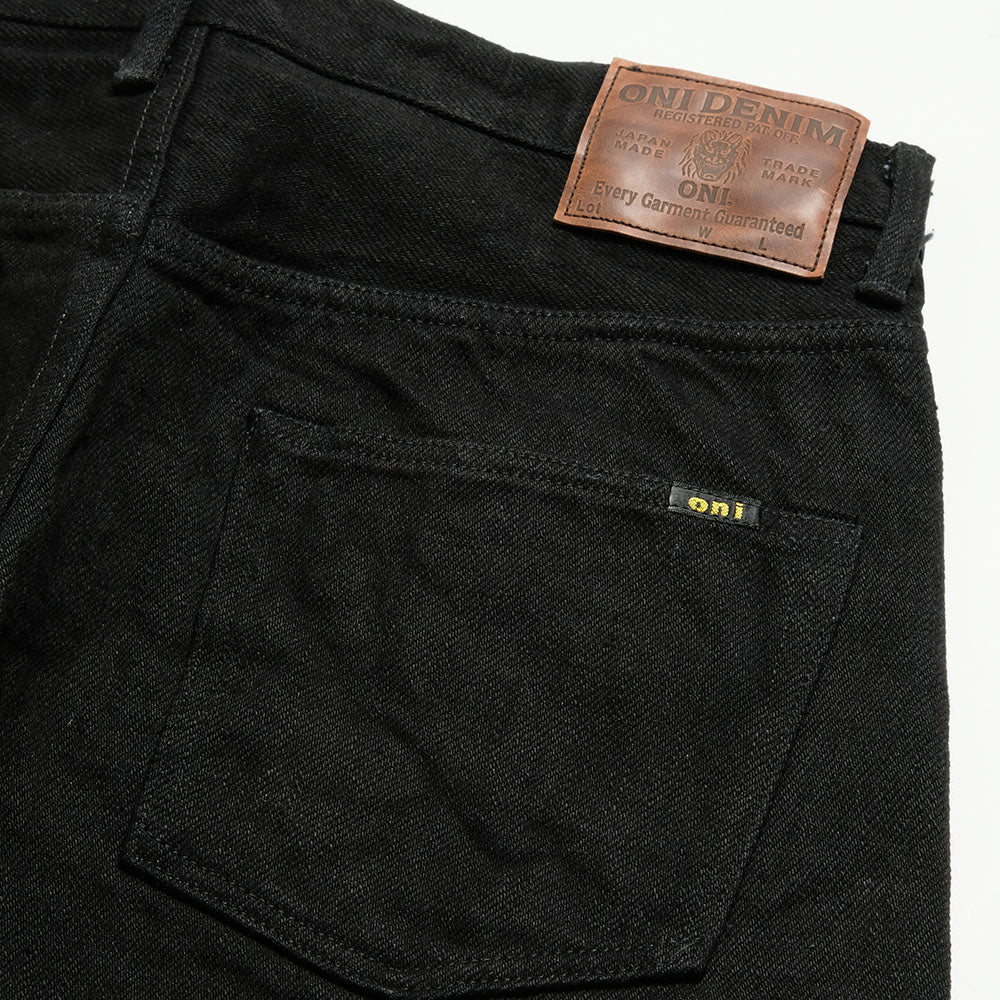 ONI DENIM - Wide Straight - 20oz ONI Secret Black Denim - ONI-200ZRBK