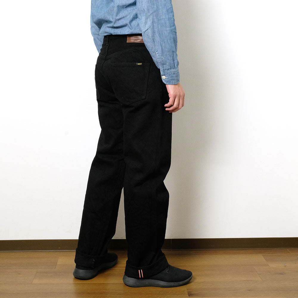ONI DENIM - Wide Straight - 20oz ONI Secret Black Denim - ONI-200ZRBK