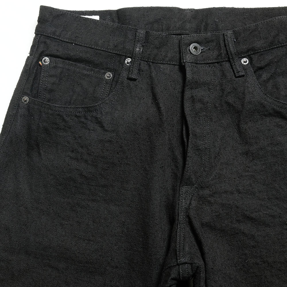 ONI DENIM - Super Wide Straight - 15oz Crushed Concrete Denim - Black X Black - KABUKI SELVEDGE - ONI-222CCD