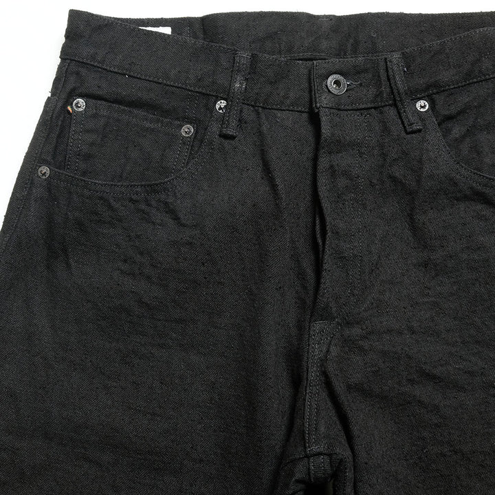 ONI DENIM - Super Wide Straight - 15oz Crushed Concrete Denim - Black X Black - KABUKI SELVEDGE - ONI-222CCD