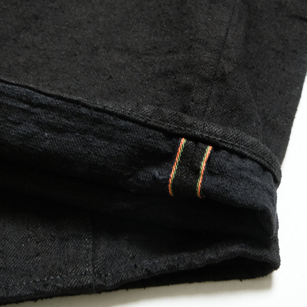 ONI DENIM - Super Wide Straight - 15oz Crushed Concrete Denim - Black X Black - KABUKI SELVEDGE - ONI-222CCD