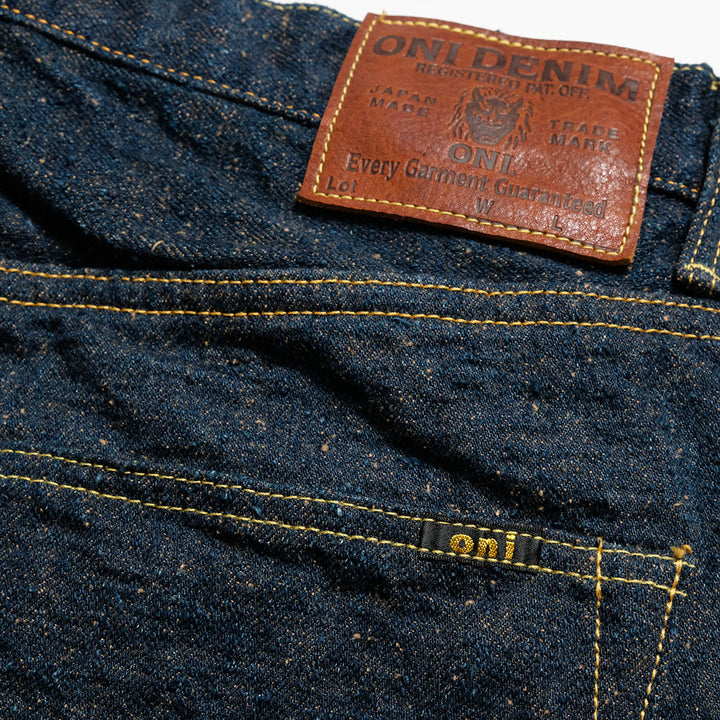 ONI DENIM - Super Wide Straight - 15oz Crushed Concrete Denim - KABUKI SELVEDGE - ONI-222CCD-MOC