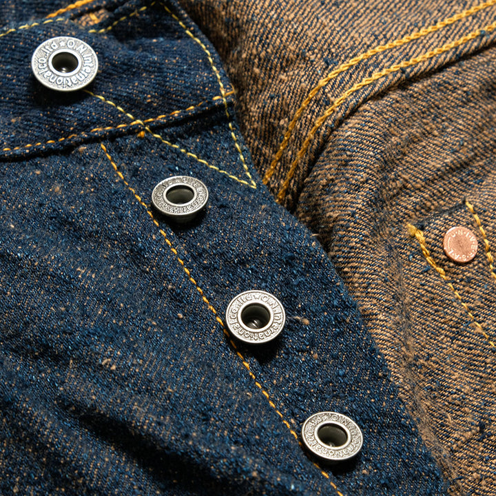 ONI DENIM - Super Wide Straight - 15oz Crushed Concrete Denim - KABUKI SELVEDGE - ONI-222CCD-MOC