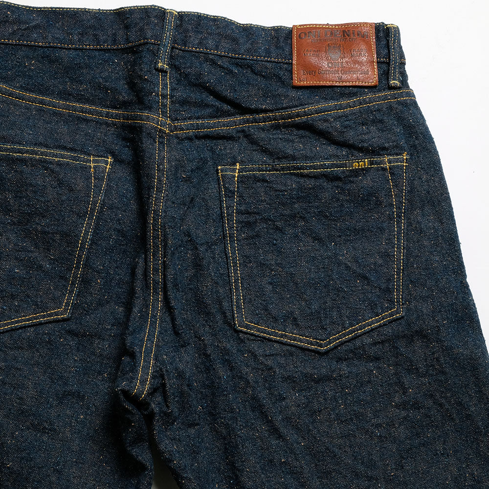 ONI DENIM - Super Wide Straight - 15oz Crushed Concrete Denim - KABUKI SELVEDGE - ONI-222CCD-MOC