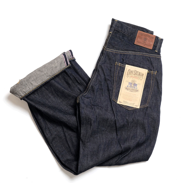 ONI DENIM - Super Wide Straight - 12oz KIRAKU Denim - ONI-222KIR