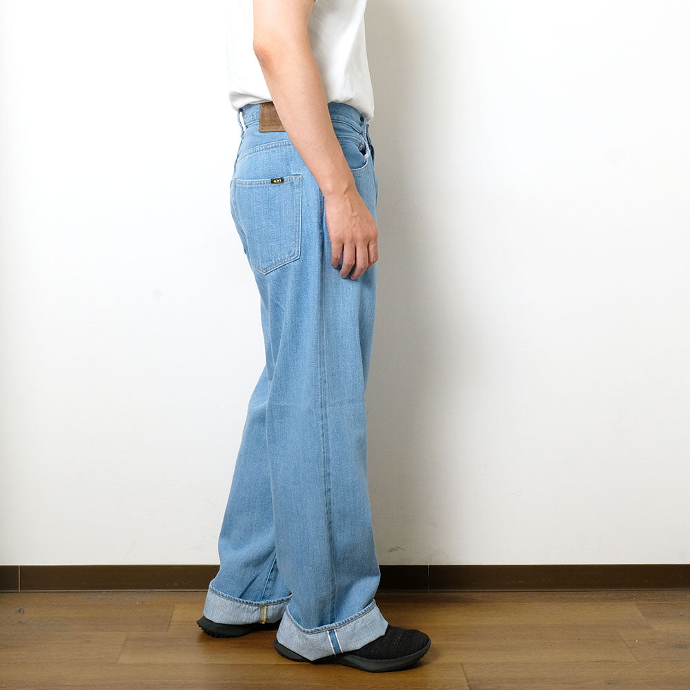 ONI DENIM - Super Wide Straight - 12oz KIRAKU Denim - Bio Bleach - ONI-222KIR-BB