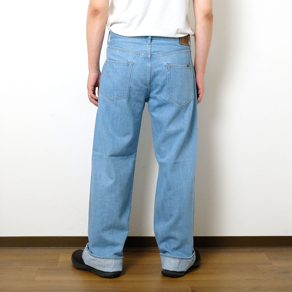 ONI DENIM - Super Wide Straight - 12oz KIRAKU Denim - Bio Bleach - ONI-222KIR-BB