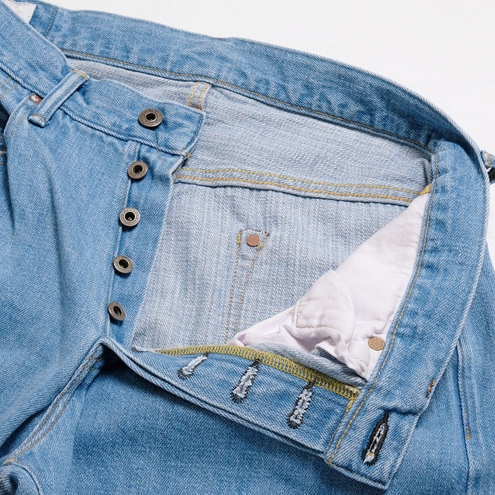 ONI DENIM - Super Wide Straight - 12oz KIRAKU Denim - Bio Bleach - ONI-222KIR-BB