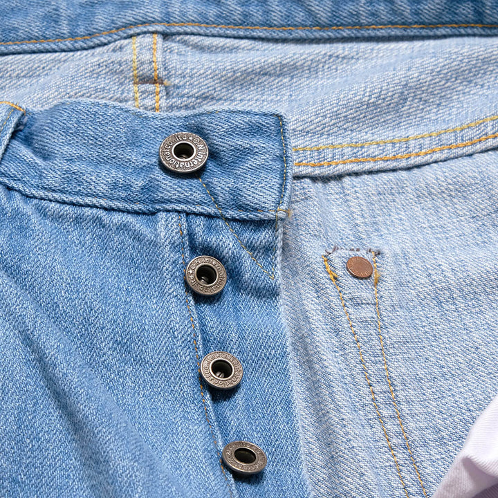 ONI DENIM - Super Wide Straight - 12oz KIRAKU Denim - Bio Bleach - ONI-222KIR-BB